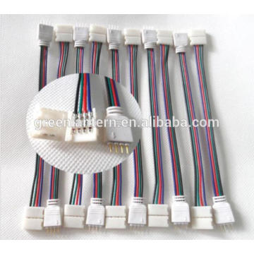 10 PCS 4PIN RGB Connector Wire Cable For 3528 5050 SMD LED Strip Male & Female